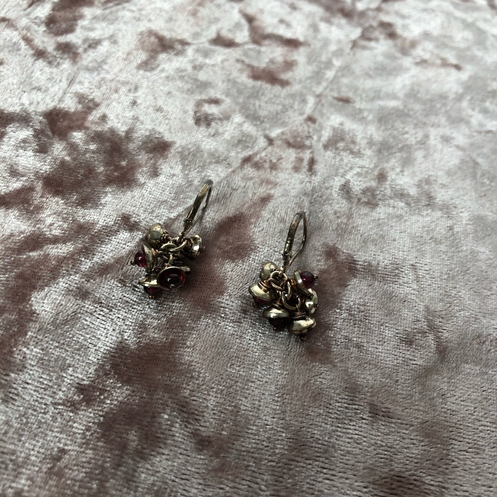 Ruby Dangle Earrings